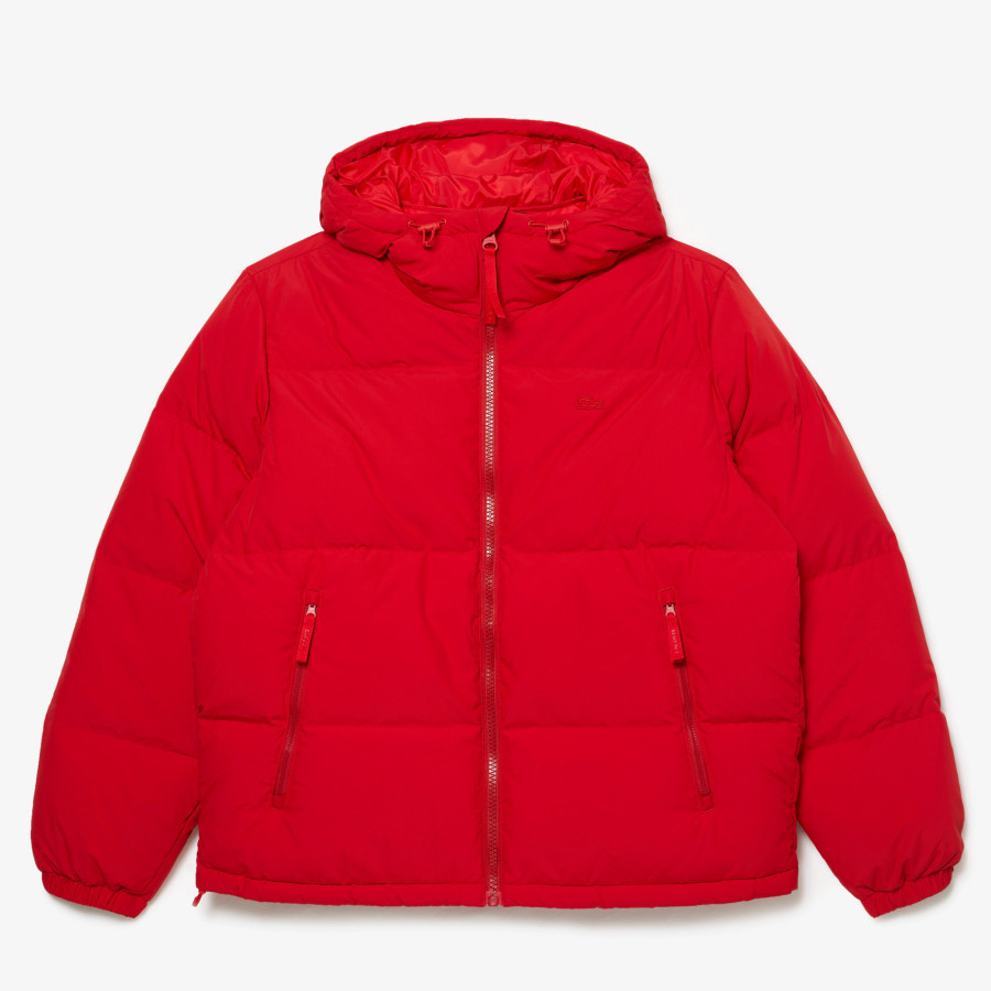 Lacoste Water Repellent Puffer Jacket Red