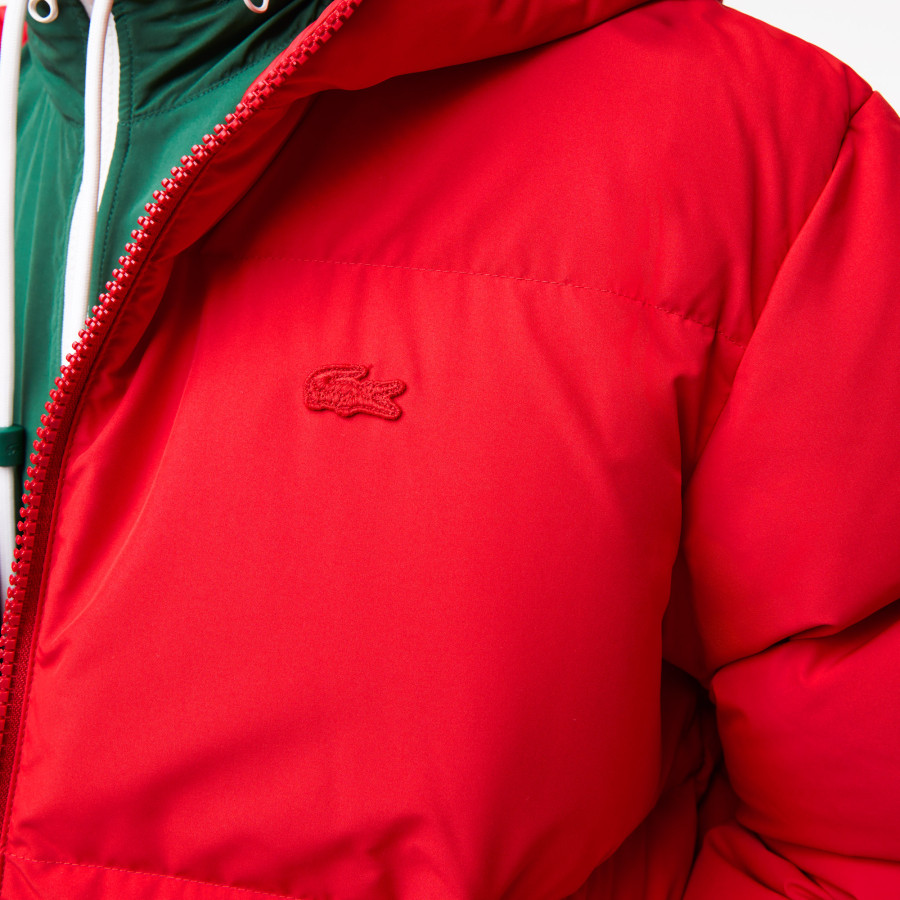 Lacoste Water Repellent Puffer Jacket Red