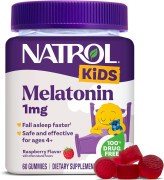 Детские жевательные конфеты Натрол (Natrol) с мелатонином ( 1 mg ) для нормализации сна 60 шт