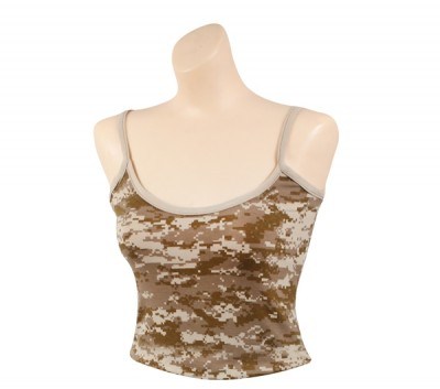 Камуфлированная женская майка Rothco Women's Tank Top Desert Digital Camo 4973, фото