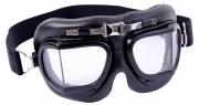 Rothco Aviator Style Goggles Black Clear Lens 10390 
