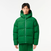 Lacoste Water-Repellent Puffer Jacket Green
