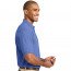 Хлопковая мужская черничная классическая футболка поло Port Authority Men's Pique Knit Polo Blueberry - Хлопковая мужская черничная классическая футболка поло Port Authority Men's Pique Knit Polo Blueberry