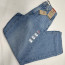 Женские прямые голубые джинсы с высокой посадкой Levi's High Waisted Straight Jeans In A Pinch Blue A00920009 - 