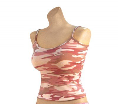 Майка Rothco Women's Tank Top - Baby Pink Camo - 4976, фото