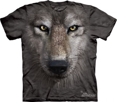 Футболка с мордой волка The Mountain T-shirt Wolf Face 103249, фото
