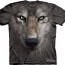 Футболка с мордой волка The Mountain T-shirt Wolf Face 103249 - Футболка с мордой волка The Mountain T-shirt Wolf Face 103249