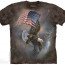 Футболка с орлом и флагом США The Mountain T-Shirt Flag-Bearing Eagle 105958 - 