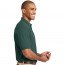 Хлопковая мужская темно-зеленая классическая футболка поло Port Authority Men's Pique Knit Polo Dark Green - Хлопковая мужская темно-зеленая классическая футболка поло Port Authority Men's Pique Knit Polo Dark Green