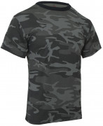 Rothco T-Shirts Black Camo 1864