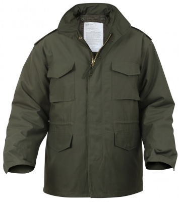Американская оливковая полевая куртка M-65 с утепляющей подстежкой Rothco M-65 Field Jacket Olive Drab 8238, фото