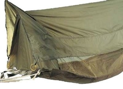 Гамак оливковый складной военного типа с антимоскитной сеткой Rothco Jungle Hammock Olive Drab 2361, фото