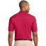 Хлопковая мужская красная классическая футболка поло Port Authority Men's Pique Knit Polo Red - Хлопковая мужская красная классическая футболка поло Port Authority Men's Pique Knit Polo Red