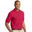Хлопковая мужская красная классическая футболка поло Port Authority Men's Pique Knit Polo Red - Хлопковая мужская красная классическая футболка поло Port Authority Men's Pique Knit Polo Red
