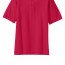 Хлопковая мужская красная классическая футболка поло Port Authority Men's Pique Knit Polo Red - Хлопковая мужская красная классическая футболка поло Port Authority Men's Pique Knit Polo Red