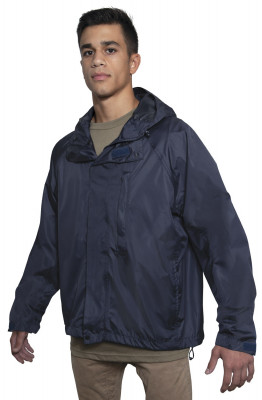 Куртка - дождевик трансформер темно-синяя Rothco Packable Rain Jacket Navy Blue 1874, фото