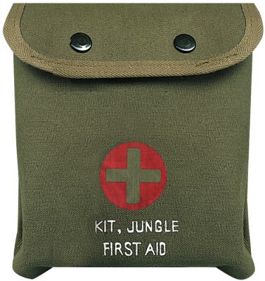 Аптечка первой помощи Rothco M-1 Jungle First Aid Kit Olive Drab 8329, фото