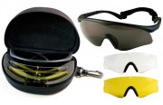Rothco FireTec™ ANSI Tactical Spectacle Kit - Smoke / Clear / Yellow Lens 11337