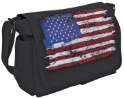 Rothco Distressed U.S. Flag Canvas Messenger Bag 5418