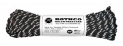 Rothco Nylon Paracord Type III 550 LB 100FT Black Reflective 136