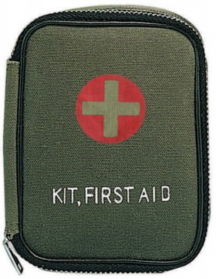 Rothco Military Zipper First Aid Kit Olive Drab - 8328, фото