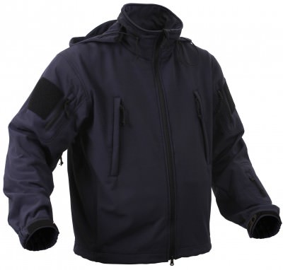 Куртка темно-синяя тактическая софтшелл Rothco Special Ops Tactical Soft Shell Jacket Midnite Navy Blue 9511, фото