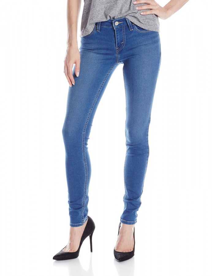 Levi's women's 535 super skinny jeans top
