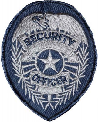 Нашивка Security Officer Silver Patch, фото