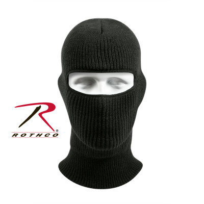 Черная акриловая американская маска с вырезом для глаз Wintuck® One-Hole Acrylic Face Mask Black 5515, фото