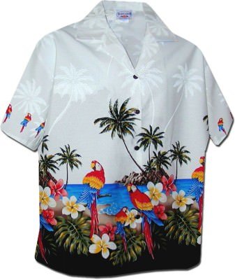 Женская гавайская рубашка с коротким рукавом Pacific Legend Camp Shirts 346, фото