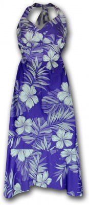 Платье гавайское халтер Pacific Legend Halter Dress - 328-3589 Purple, фото