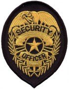 Нашивка Security Officer Gold Patch
