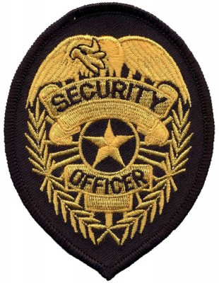 Нашивка Security Officer Gold Patch, фото