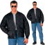 Cтеганная летная черная куртка американского образца Rothco Diamond Nylon Quilted Flight Jacket Black 7230 - Cтеганная летная черная куртка американского образца Rothco Diamond Nylon Quilted Flight Jacket Black 7230