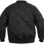 Cтеганная летная черная куртка американского образца Rothco Diamond Nylon Quilted Flight Jacket Black 7230 - Cтеганная летная черная куртка американского образца Rothco Diamond Nylon Quilted Flight Jacket Black 7230