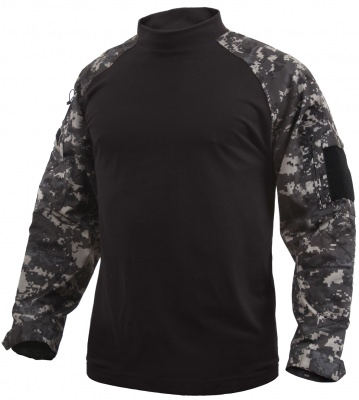 Рубашка под бронежилет Rothco Military FR NYCO Combat Shirt Subdued Urban Digital Camo 90115, фото
