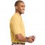 Хлопковая мужская желтая классическая футболка поло Port Authority Men's Pique Knit Polo Yellow - Классическая желтая хлопковая футболка поло Port Authority Men's Pique Knit Polo Yellow