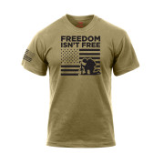 Rothco "Freedom Isn't Free" T-Shirt Coyote Brown 10891