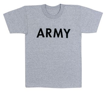 Футболка детская Rothco Kids Army Physical Training T-Shirt Grey 66080, фото