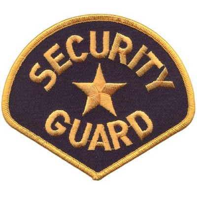 Нашивка «Караульный службы безопасности» со звездой Rothco Security Guard Patch 1685, фото