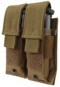 Rothco MOLLE Double Pistol Mag Pouch Coyote 51002