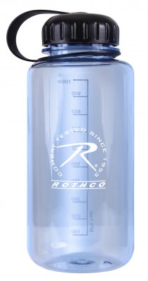 Буылка прозрачная Rothco Water Bottle Clear Blue 2113, фото