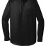 Черная рубашка с длинным рукавом Port Authority Long Sleeve Carefree Poplin Shirt Deep Black W100 - Черная рубашка с длинным рукавом Port Authority Long Sleeve Carefree Poplin Shirt Deep Black W100