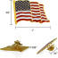 Нагрудный значок флаг США с флагштоком ( 2 х 2.5 см) US Flag Pin - Нагрудный значок флаг США с флагштоком ( 2 х 2.5 см) US Flag Pin