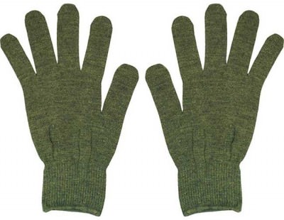 Полипропиленовые американские черные вязаные перчатки-подклад Rothco G.I. Polypropylene Glove Liners Olive Drab 8413, фото
