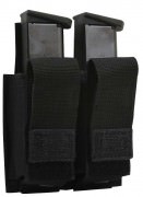 Rothco MOLLE Double Pistol Mag Pouch w/ Insert Black 51001
