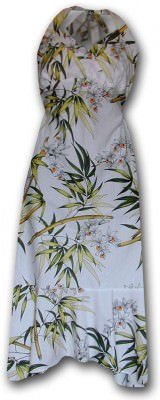 Платье гавайское халтер Pacific Legend Halter Dress - 328-3571 White, фото