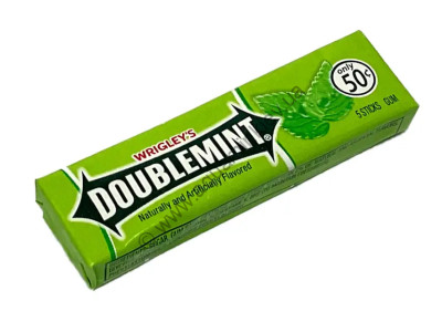 Жевательная резинка со вкусом двойной мяты Wrigleys Spearmint 5 шт, фото