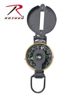 Компас туристический Rothco Lensatic Metal Compass 399, фото