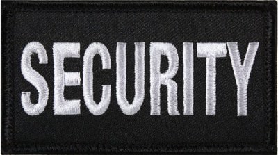 Нашивка «СЛУЖБА БЕЗОПАСНОСТИ» с велкро для тактических кепок Rothco Security Patch for Operators Cap 17785, фото